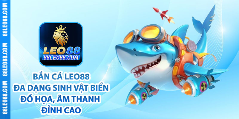 Bắn cá Leo88 - Đa dạng sinh vật biển, Đồ họa, âm thanh đỉnh cao